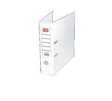 Папка-регистратор А4 75mm, ПП/бумага, белая, CASSA 7280 (25)