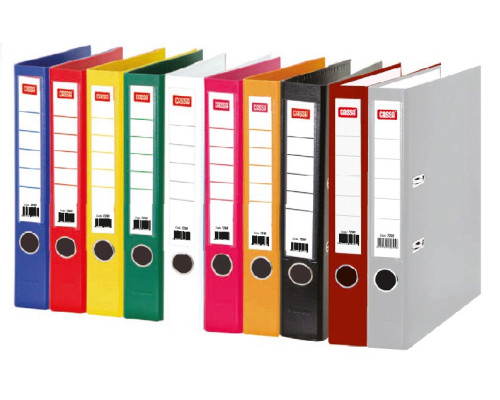 Папка-регистратор А4 50mm, ПП/бумага, красная, CASSA 7290 (30)