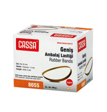 Elasticuri p/u bani 200gr., D64mm (100% latex) culoare naturala, CASSA 8055 (54)