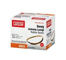 Elasticuri p/u bani 200gr., D64mm (100% latex) culoare naturala, CASSA 8055 (54)