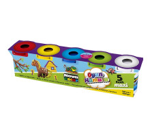 Тесто для лепки Maxi 5x130гр NC-4106 (1/24)