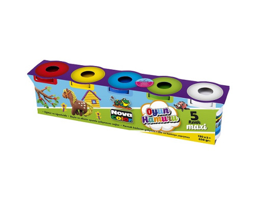 Тесто для лепки Maxi 5x130гр NC-4106 (1/24)