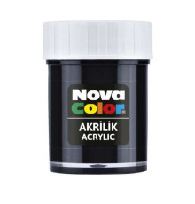 Vopsea acrilica 30ml negru NC-174 (12/72)
