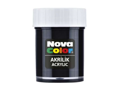 Vopsea acrilica 30ml negru NC-174 (12/72)