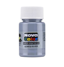 Vopsea acrilica 30ml argintie NC-235 (12/72)