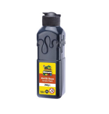 Vopsea acrilica 250ml negru NC-3015 (6/48)