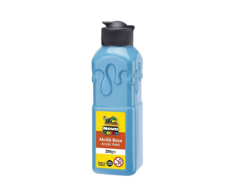 Vopsea acrilica 250ml turcoaz NC-3025 (6/48) Vopsea acrilica 250ml turcoaz NC-3025 (6/48)