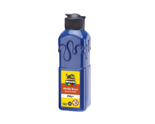 Vopsea acrilica 250ml albastru închis NC-3026 (6/48)