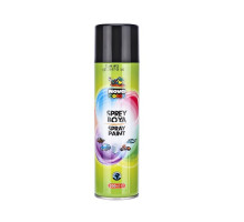 Краска аэрозольная 200мл черная, NOVA COLOR NC-805