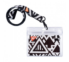 Ecuson 60x90mm orizontal, cu panglică printata “Slash”, YES 940242 (10/250)