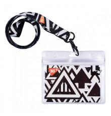 Бэйдж 60x90мм Горизонтальный, на ленте “Slash”, принт,YES 940242 (10/250)