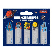 Indexuri din hartie "Space", 50*15 mm, 100 buc (5*20) 1Вересня 170261 (24/288)