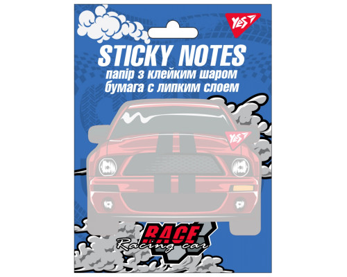 Set hartie de notite ondulata "Speed", 40foi. YES170240 (24/288)