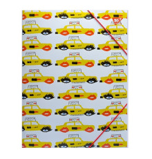 Папка пласт. на резинке A4 "Fancy" YES 491777 (100)