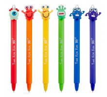Ручка масляная «Funny monsters» автоматическая 0,7мм, синяя, 6диз YES 412006 (36)
