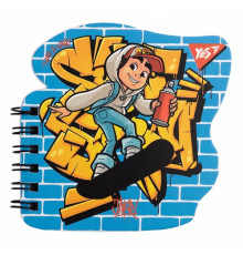 Carnet A7, 24foi, spiră, figurat "Subsurf" YES 681819 (30/60)