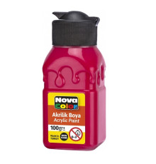 Vopsea acrilica 100ml rosu NC-2011 (6/72)