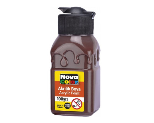 Vopsea acrilica 100ml maro NC-2016 (6/72)