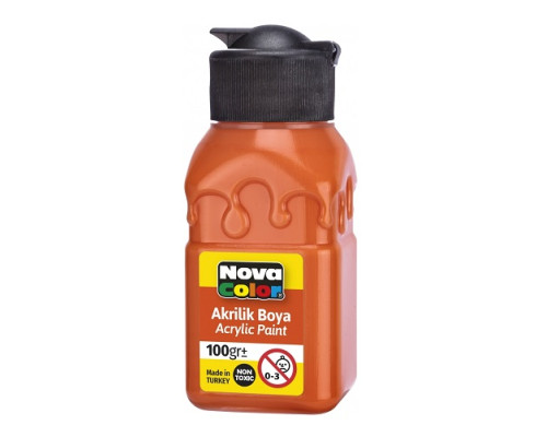 Vopsea acrilica 100ml oranj NC-2017 (6/72)