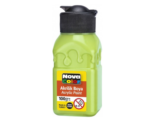 Vopsea acrilica 100ml verde deschis NC-2021 (6/72)