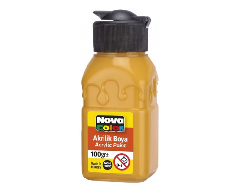 Vopsea acrilica 100ml sunny yellow NC-2022 (6/72)