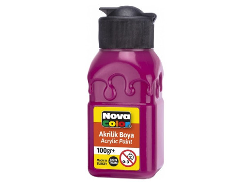 Vopsea acrilica 100ml magenta NC-2024 (6/72)