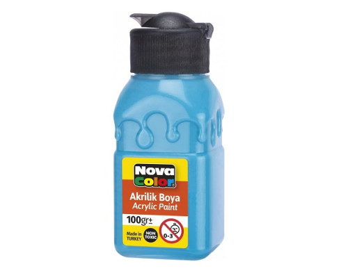 Vopsea acrilica 100ml turcoaz NC-2025 (6/72) Vopsea acrilica 100ml turcoaz NC-2025 (6/72)