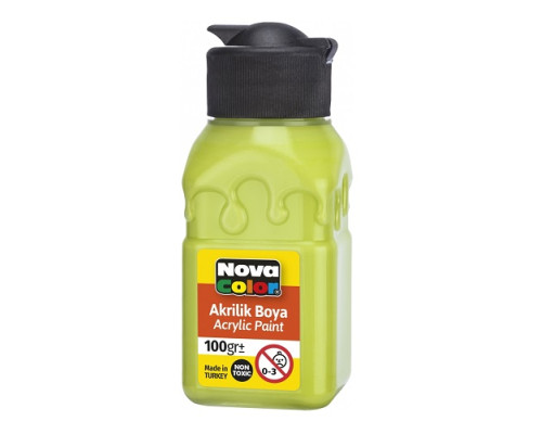 Vopsea acrilica 100ml verde fistic NC-2027 (6/72)
