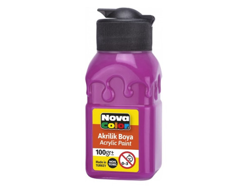 Vopsea acrilica 100ml fucsia NC-2029 (6/72)