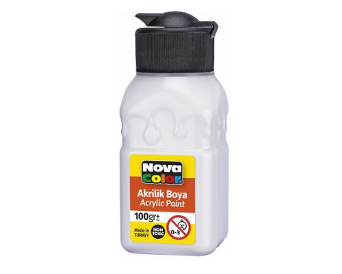 Vopsea acrilica 100ml alb titan NC-2033 (6/72)