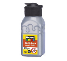 Vopsea acrilica 100ml argintie NC-2036 (6/72)