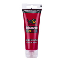 Vopsea acrilica in tub 75 gr. rosu aprins NC-2214 (6/72)