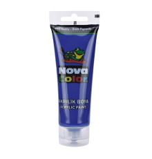 Краска акриловая в тубе 75гр. темно-синяя NC-2217 (6/72)