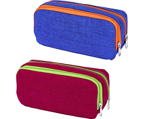 Penar 2 compartimente, din in, asorti BR-3102 (24/144) Penar 2 compartimente, din in, asorti BR-3102 (24/144)