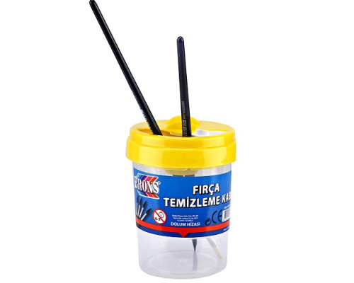 Стакан-непроливайка, пластик., асорти BR-250 (20/200)