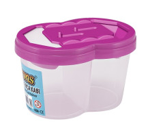 Стакан-непроливайка, пластик, двойной, асорти BR-256 (12/144)