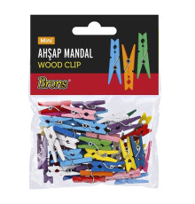 Set cleste din lemn, colore 25mm. 22buc. BR-908 (50/200)
