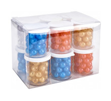 Set margele din plastic, sidef 30 buc container BR-693 (12/576)