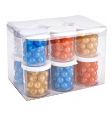 Set margele din plastic, sidef 30 buc container BR-693 (12/576)