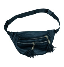 Сумка поясная "Банан" черная 050 (12)