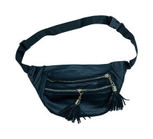 Сумка поясная "Банан" черная 050 (12)