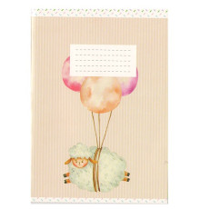 Тетрадь евро 24 листов, косая линия, картон. обложка М*8406 (10/200)