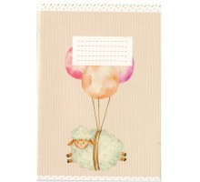 Тетрадь евро 24 листов, косая линия, картон. обложка М*8406 (10/200)