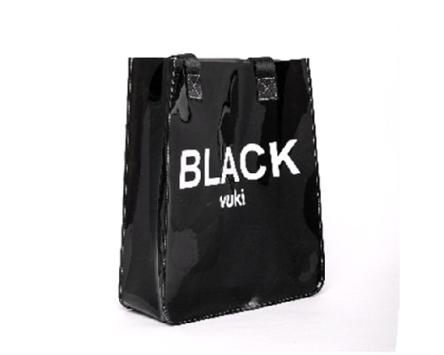 54180 Jeanta Shopper plastic negru 27*33*10cm VK-0088 (35)