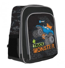 Рюкзак школьный SMART H-55 "Monster Truck", черный 558026