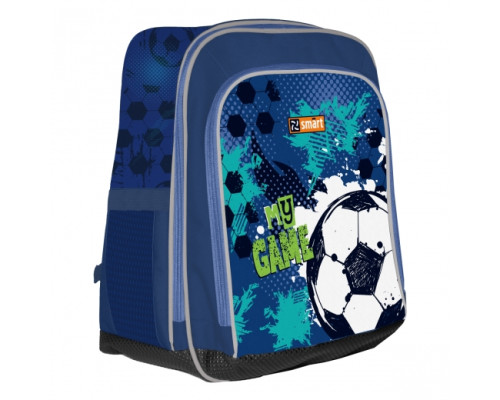 Rucsac școlar SMART H-55 "My Game", albastru 558021 Rucsac școlar SMART H-55 "My Game", albastru 558021