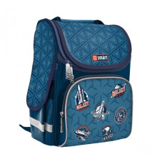 Rucsac cu carcasă rigidă școlar SMART PG-11 "Galactic"albastru 557039