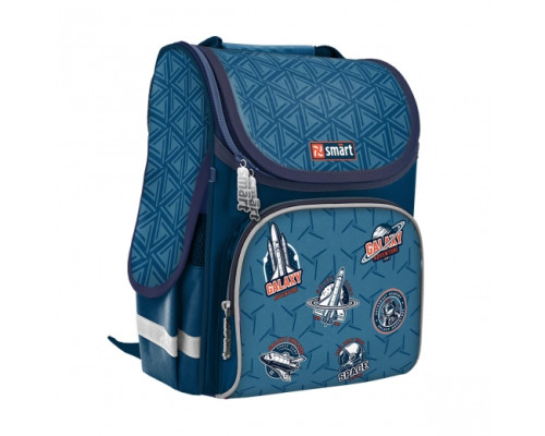 Rucsac cu carcasă rigidă școlar SMART PG-11 "Galactic"albastru 557039 Rucsac cu carcasă rigidă școlar SMART PG-11 "Galactic"albastru 557039