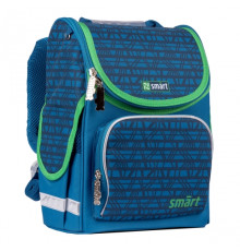 Rucsac cu carcasă rigidă școlar SMART PG-11 "Megapoliss"albastru 556343