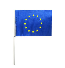 094481 Текстильный флажок Европейский союз 14x20см (полиэстер)